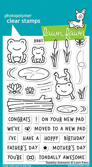 Lawn Fawn - toadally awesome