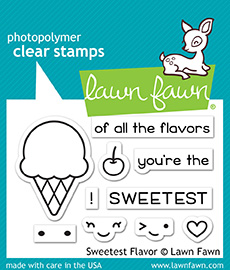 Lawn Fawn - sweetest flavor