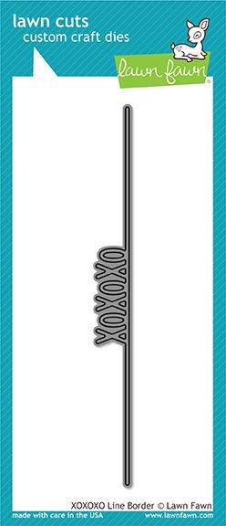 Lawn Fawn - XOXOXO line border