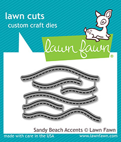Lawn Fawn - sandy beach accents