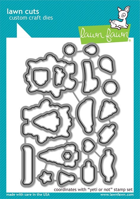 Lawn Fawn - yeti or not lawn cuts
