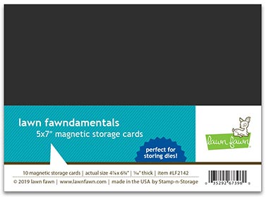 Lawn Fawn - magnetic storage cards - 5" x 7"