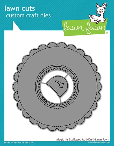 Lawn Fawn - magic iris scalloped add-on