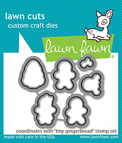 Lawn Fawn - tiny gingerbread  - lawn cuts