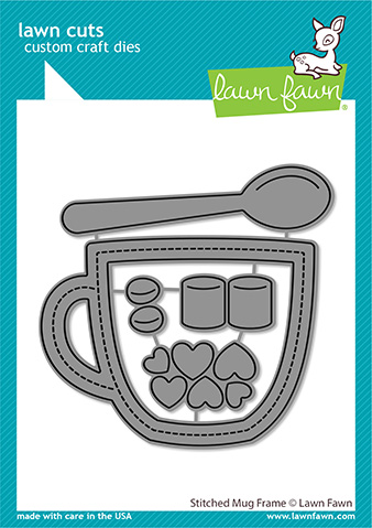 Lawn Fawn - stitched mug frame