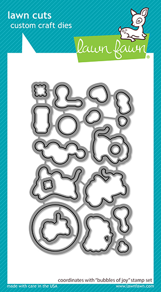 Lawn Fawn - bubbles of joy  - lawn cuts