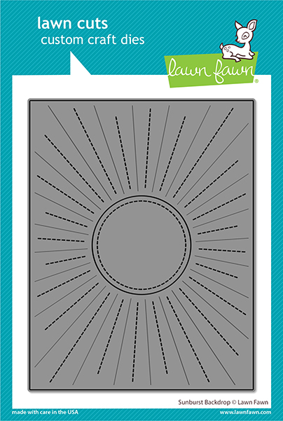 Lawn Fawn - sunburst backdrop