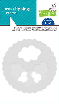 Lawn Fawn - reveal wheel templates: thought bubble