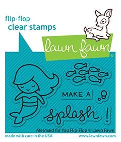 Lawn Fawn - mermaid for you flip-flop