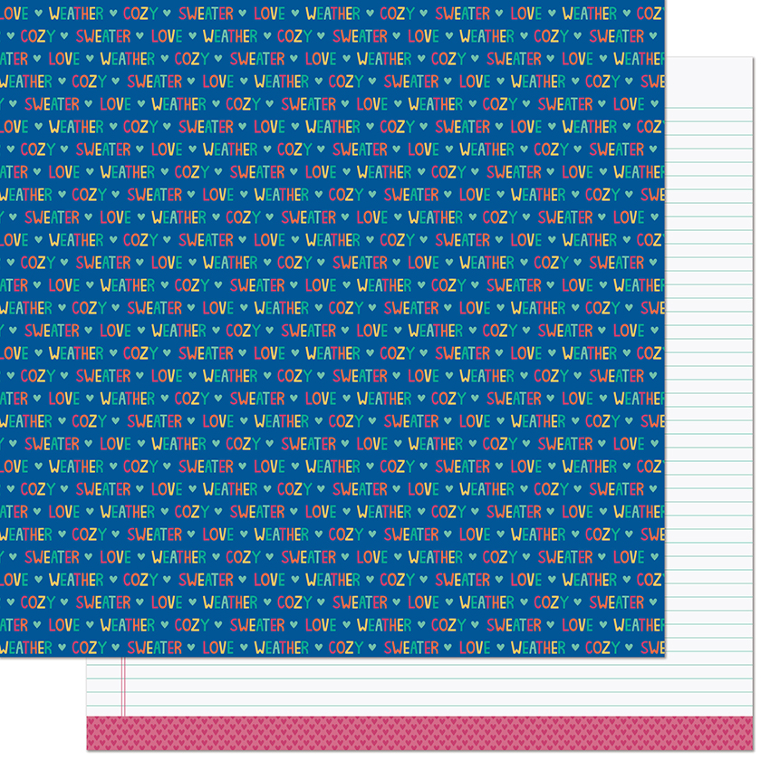 Lawn Fawn - brisk remix 12x12 inch patterned paper