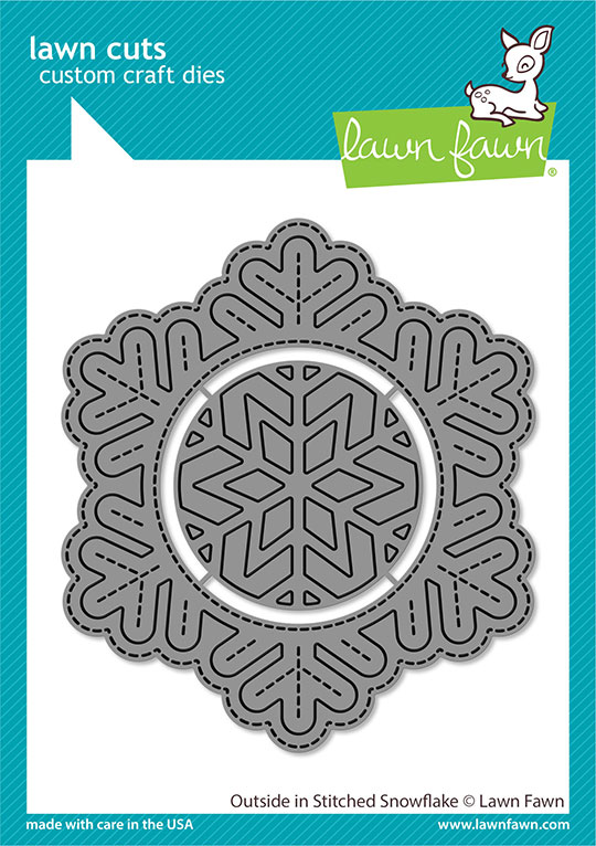 Lawn Fawn - outside in stitched snowflake