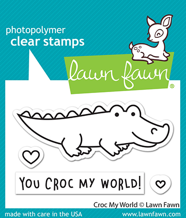 Lawn Fawn - croc my world