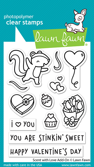 Lawn Fawn - scent with love add-on