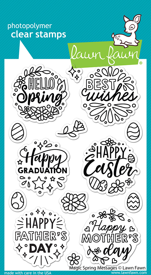 Lawn Fawn - magic spring messages