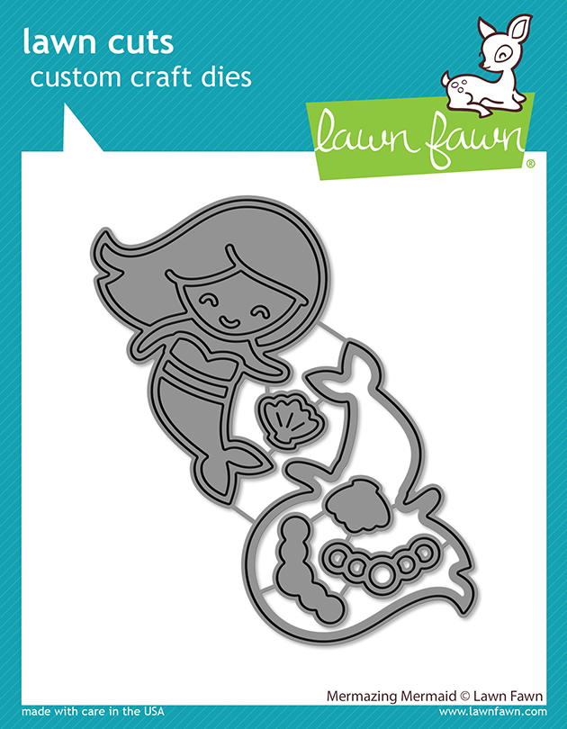 #Lawn Fawn - mermazing mermaid