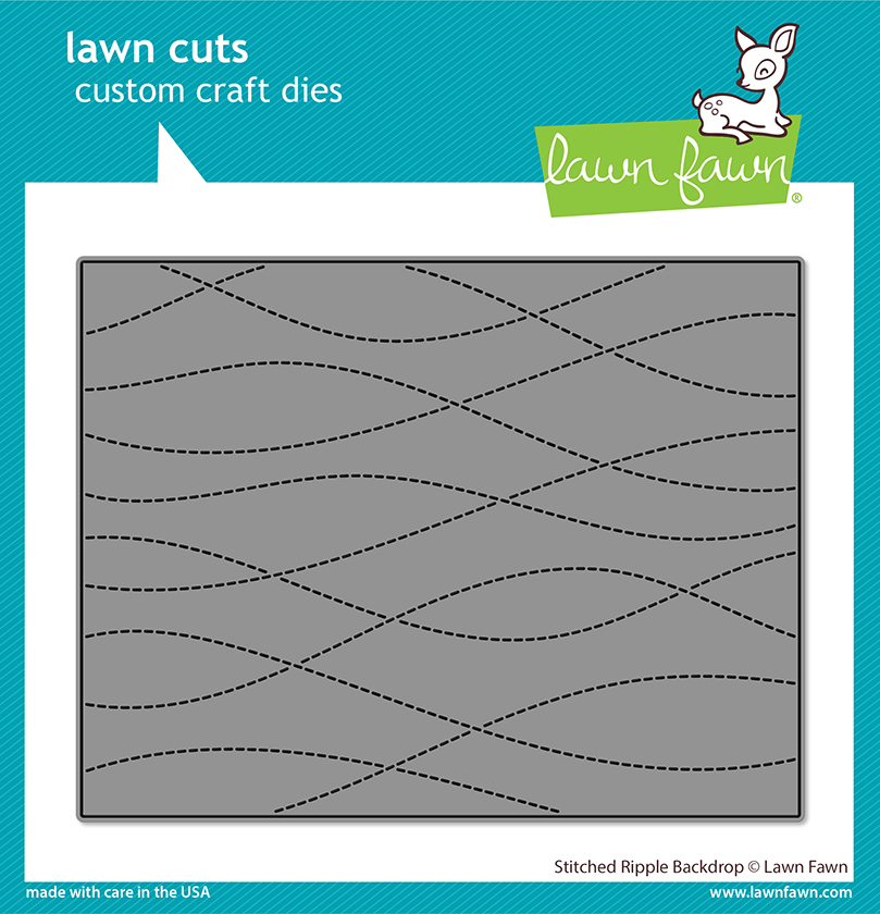 Lawn Fawn - stitched ripple backdrop (OFFER)