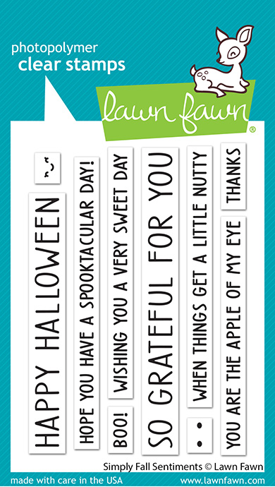 Lawn Fawn - simply fall sentiments