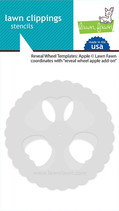 Lawn Fawn - reveal wheel templates: apple