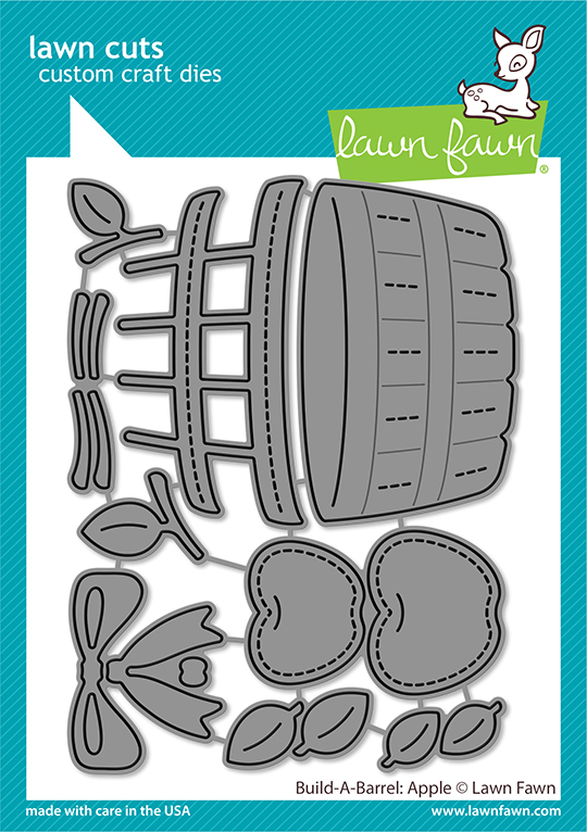 Lawn Fawn - build-a-barrel: apple