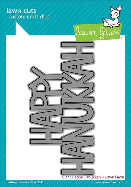 Lawn Fawn - giant happy hanukkah