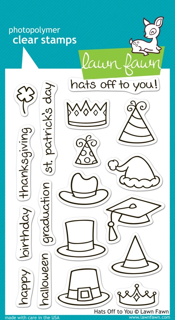 Lawn Fawn - hats off to you