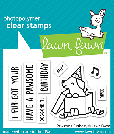 Lawn Fawn - pawsome birthday
