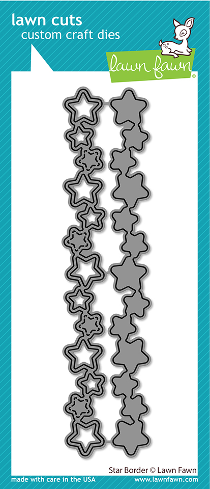 Lawn Fawn - star border