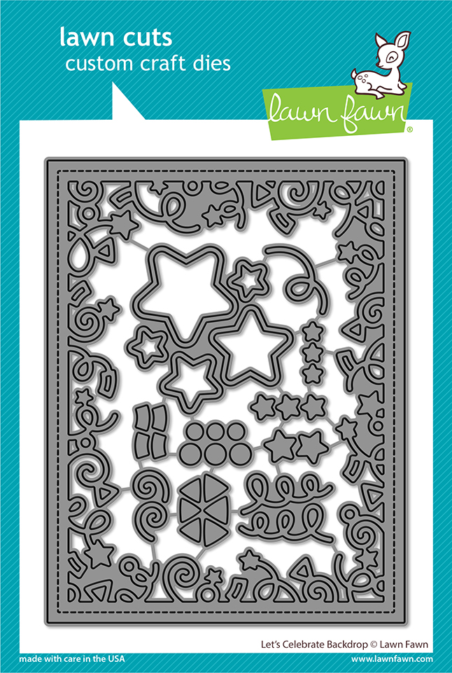 Lawn Fawn - let's celebrate backdrop (SO)