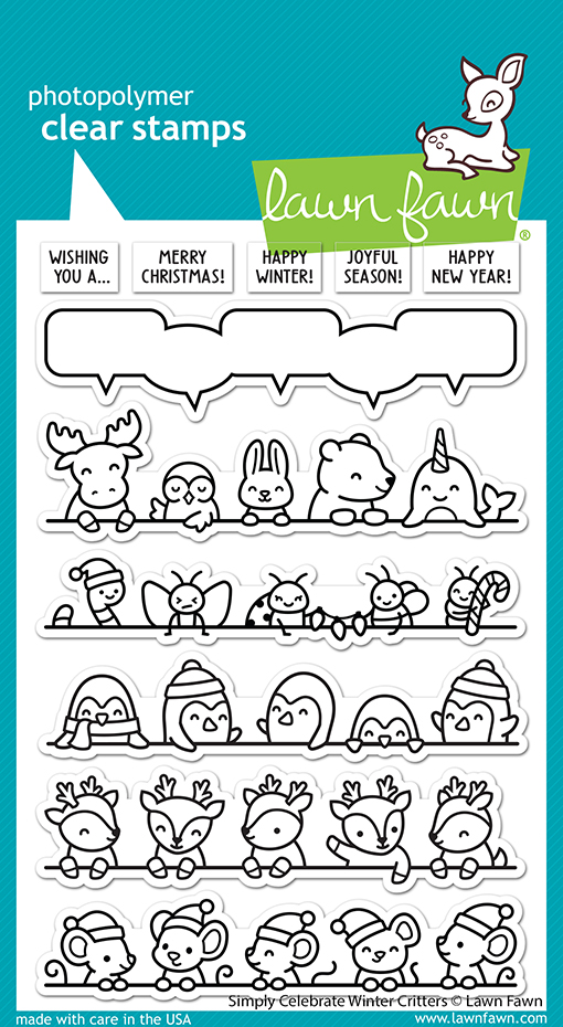 Lawn Fawn - simply celebrate winter critters