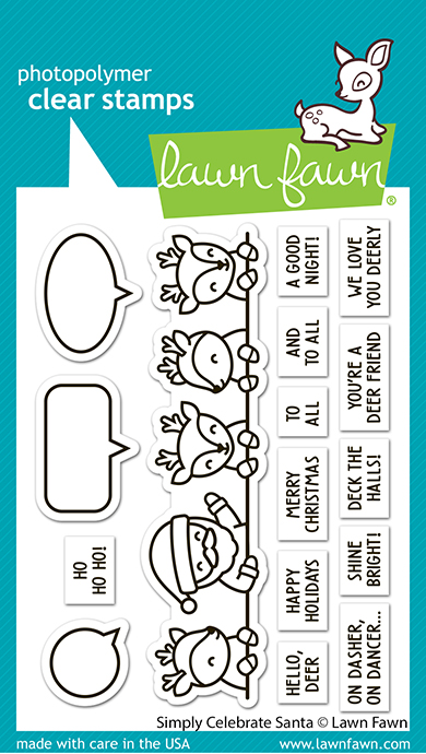 Lawn Fawn - simply celebrate santa