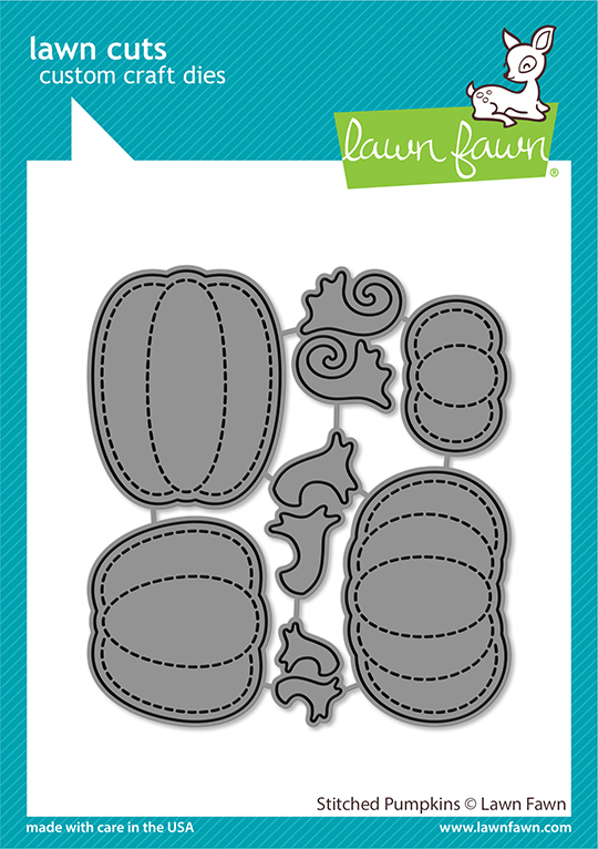 Lawn Fawn - stitched pumpkins