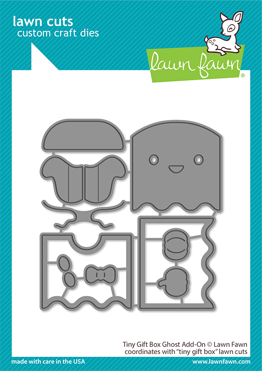 Lawn Fawn - tiny gift box ghost add-on