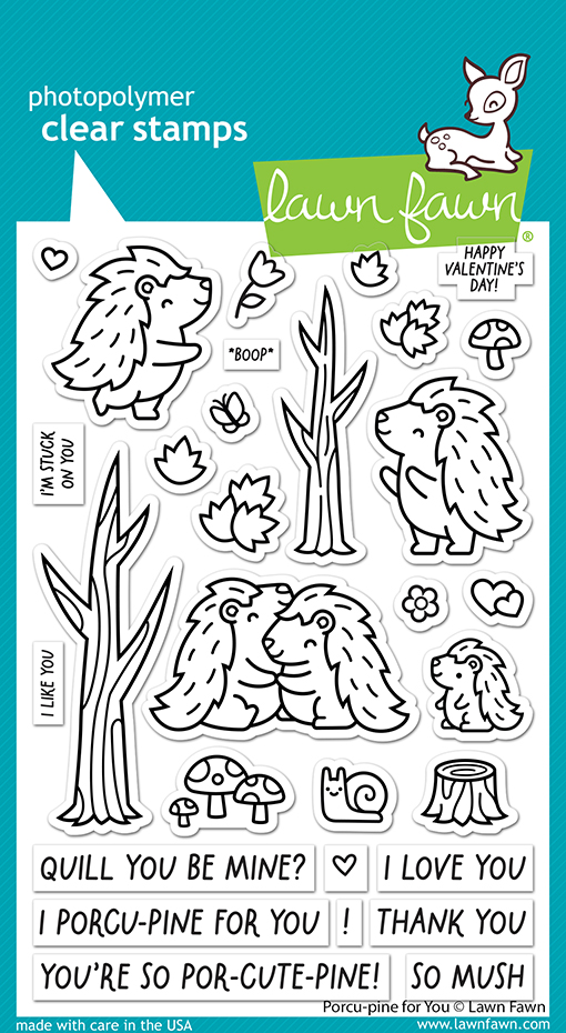 Lawn Fawn - porcu-pine for you