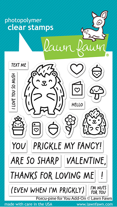 Lawn Fawn - porcu-pine for you add-on