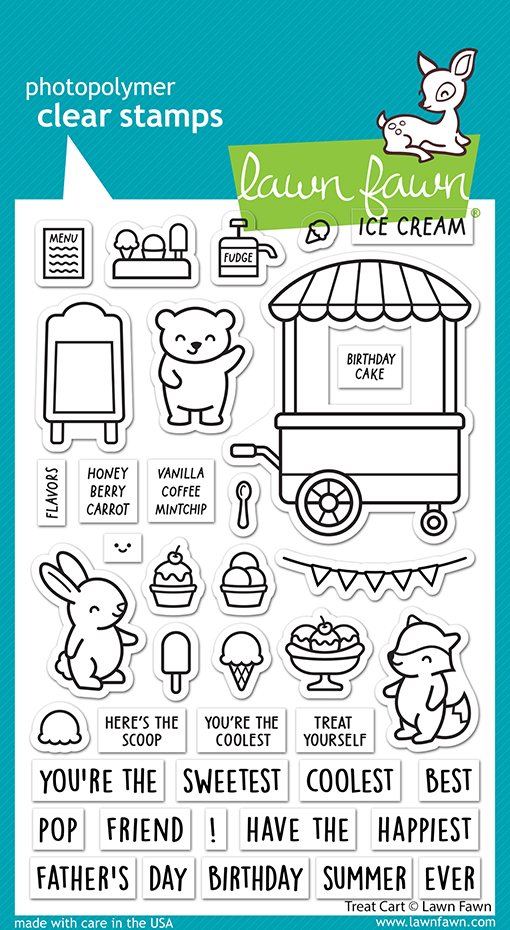 Lawn Fawn - treat cart