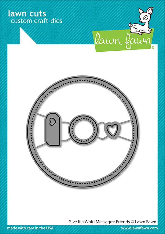 Lawn Fawn - give it a whirl messages: friends lawn cuts