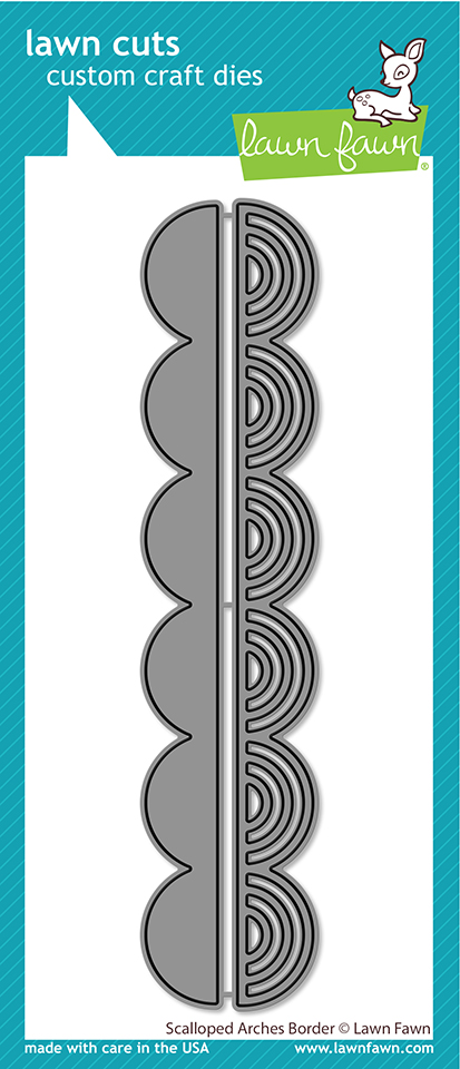 Lawn Fawn - scalloped arches border 