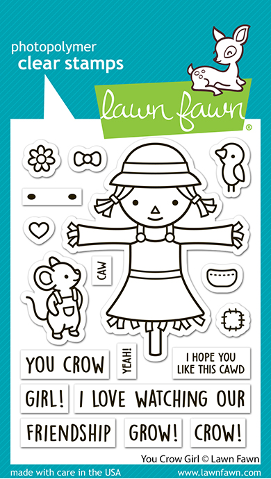 Lawn Fawn - you crow girl