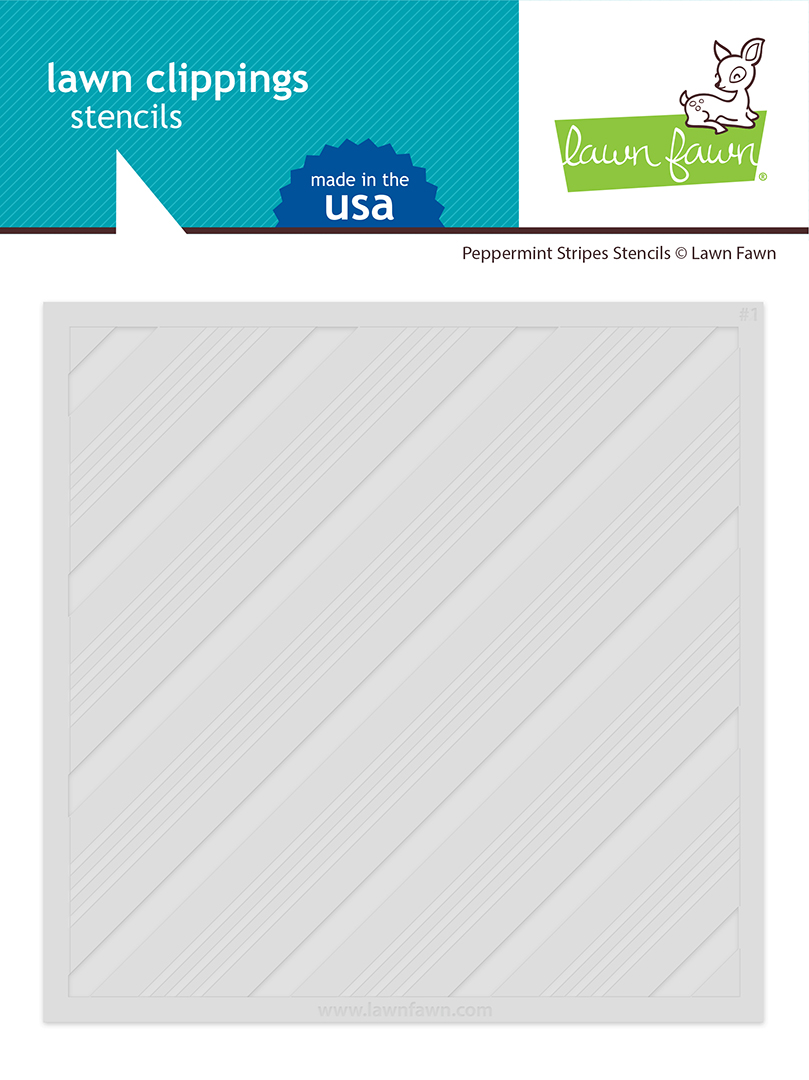 Lawn Fawn - peppermint stripes stencils