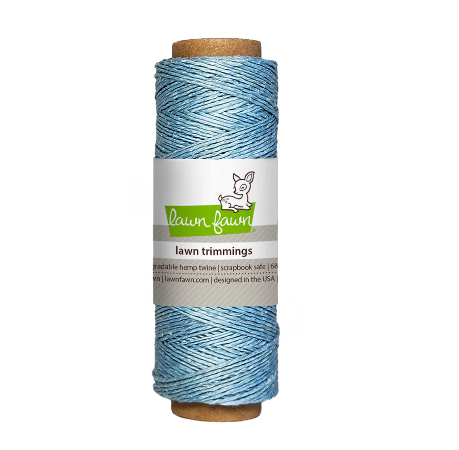 Lawn Fawn - sky blue hemp twine