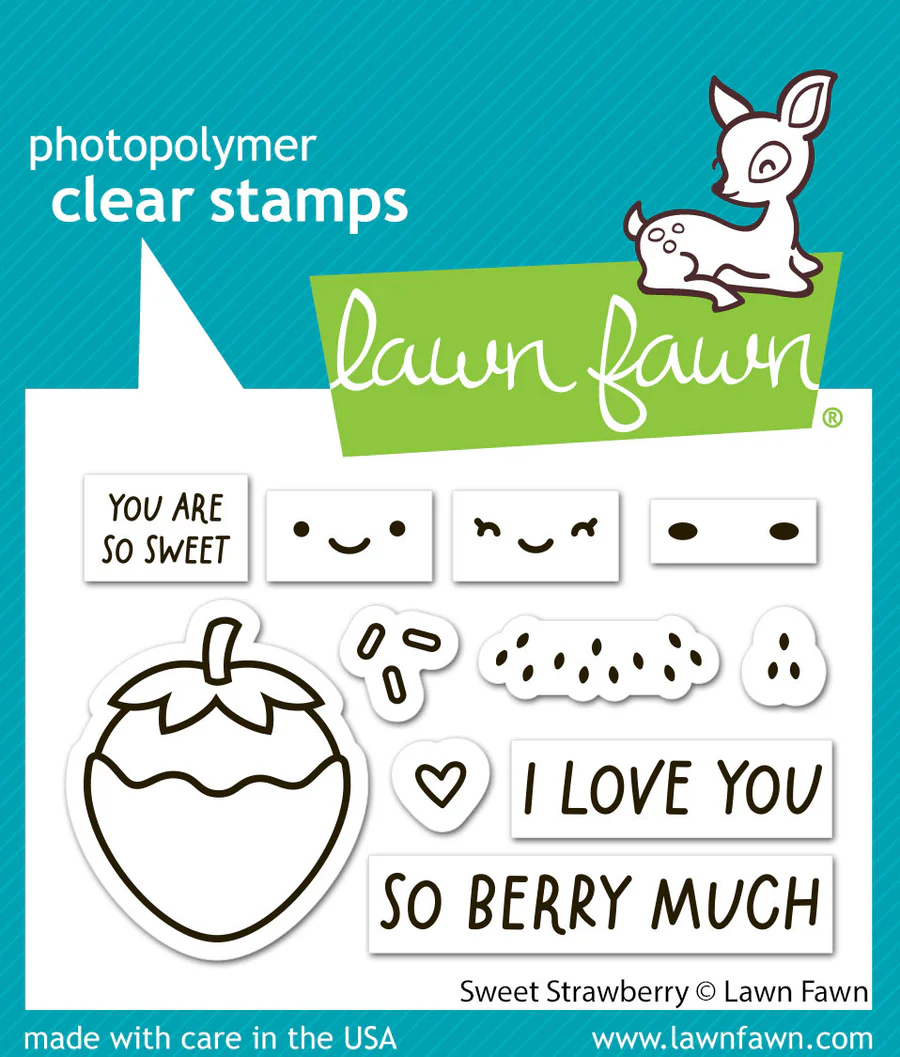 Lawn Fawn - sweet strawberry