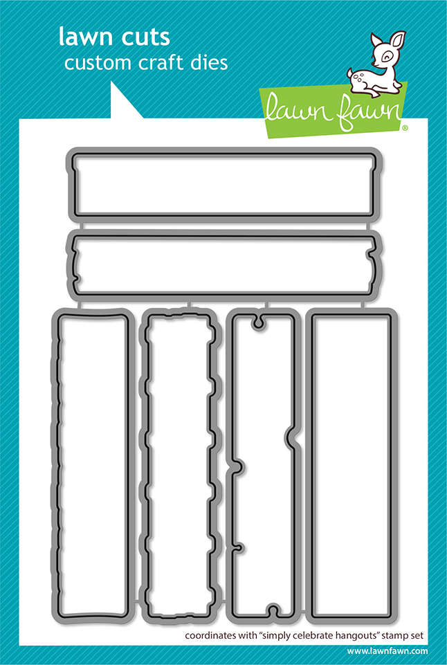 *NEW* - Lawn Fawn - simply celebrate hangouts lawn cuts