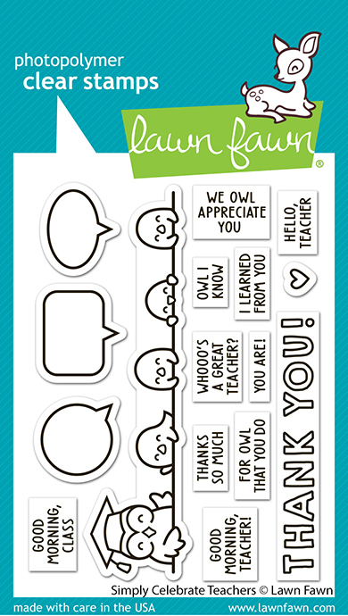 *NEW* - Lawn Fawn - simply celebrate teachers