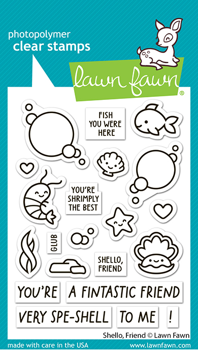 **NEW* - Lawn Fawn - shello, friend