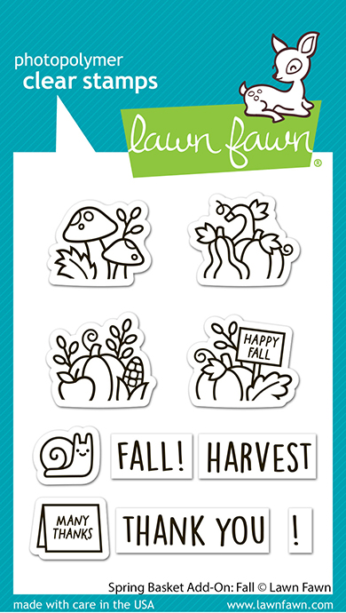 Lawn Fawn - spring basket add-on: fall