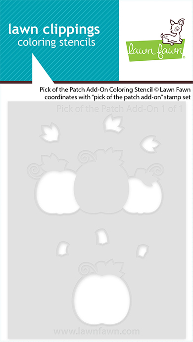 *NEW* - Lawn Fawn - pick of the patch add-on coloring stencil
