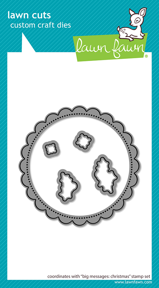*NEW* - Lawn Fawn - big messages: christmas lawn cuts