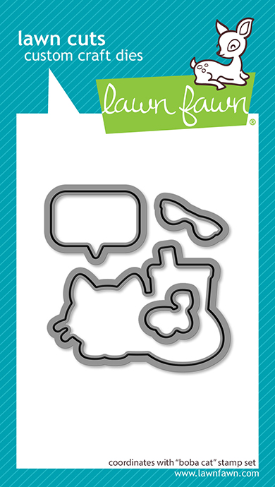 **NEW* - Lawn Fawn - boba cat lawn cuts