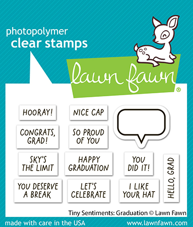 *NEW* - Lawn Fawn - tiny sentiments: graduation
