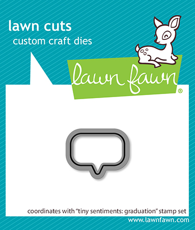 *NEW* - Lawn Fawn - tiny sentiments: graduation lawn cuts